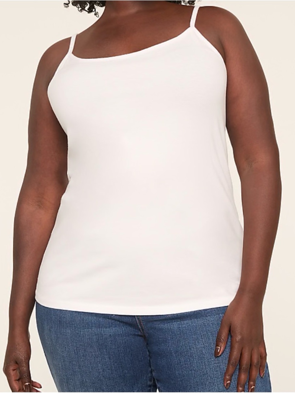 Classic White Women's Cami Tank Top -  White